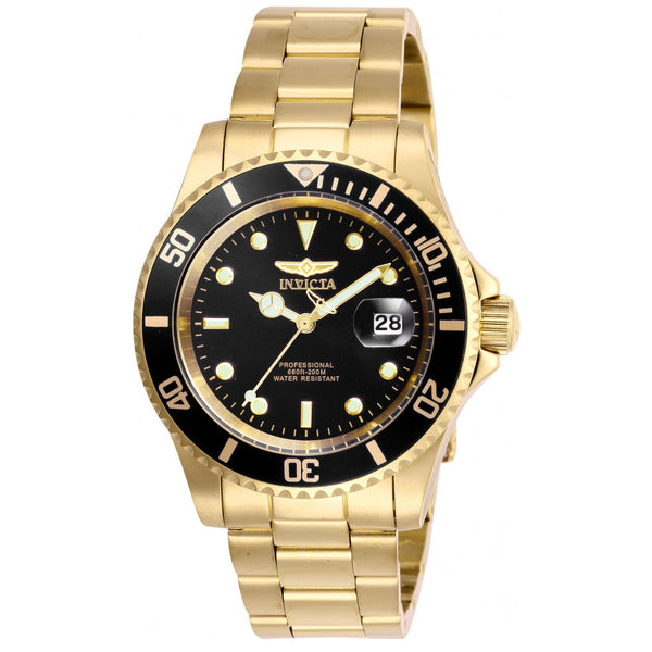 Reloj Invicta Pro Diver para caballero pulsera de acero inoxidable 40 mm - Dorado - 26975