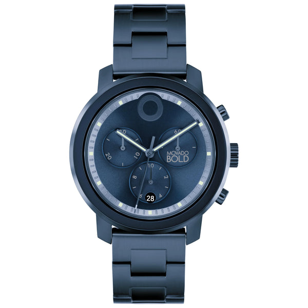 3601004 Reloj Movado Bold Hombre Acero Azul Oscuro