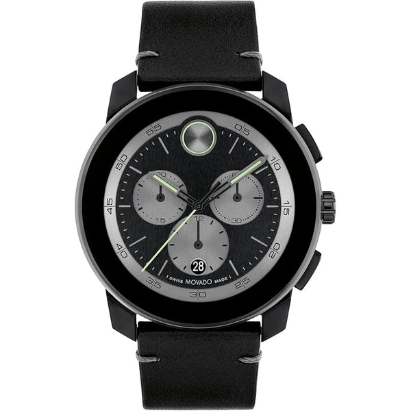 3601092 Reloj Movado Bold Hombre Correa de Cuero Negro