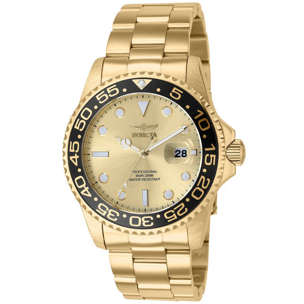 Reloj Invicta Pro Diver para caballero banda de metal 42 mm - Dorado - 36552