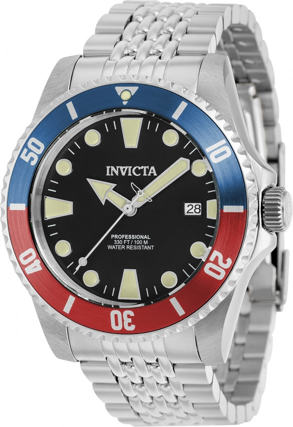 Invicta Pro Diver Automático Reloj para Hombre Correa de Metal 44 mm - Plateado - 39751