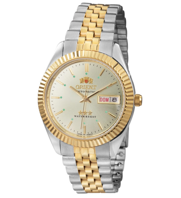C1SK Reloj Orient Automático de hombre correa de metal - Vista lateral