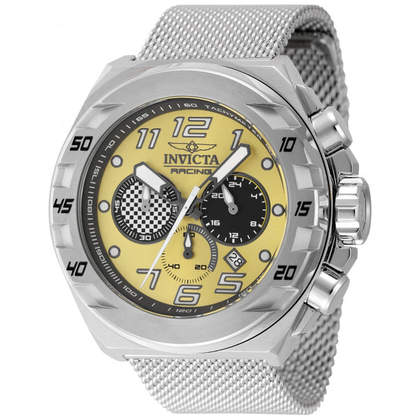Reloj Invicta Racing para hombre pulsera mesh 48 mm - Plateado - 47199