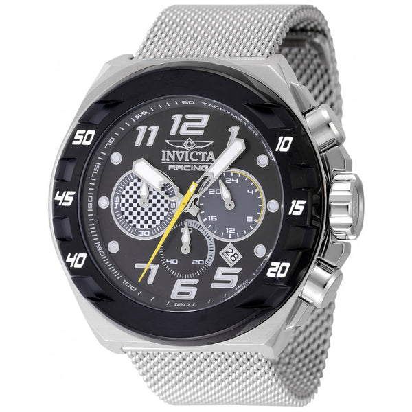 Reloj Invicta Racing para hombre pulsera mesh 48 mm - Negro - 47203