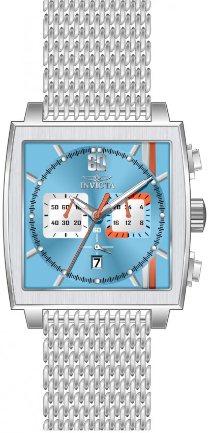 Reloj Invicta S1 Rally Hombre Correa Malla Acero - Vista lateral