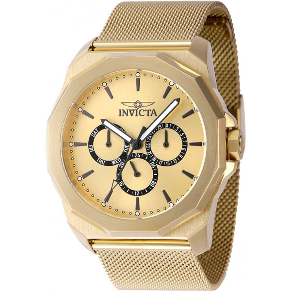Reloj Invicta Specialty Unisex Correa Malla Dorada - Reloj original en Guatemala