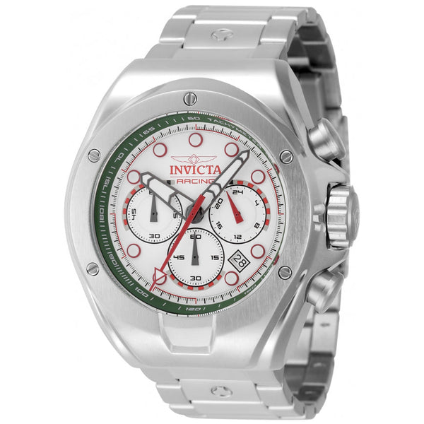 Reloj Invicta Racing de hombre banda de metal 48 mm - Plateado - 47746