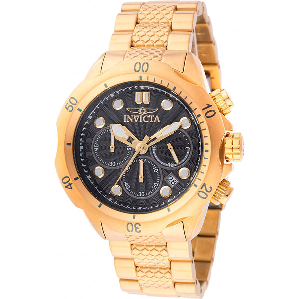 Reloj Invicta Venom de hombre pulsera de metal 45 mm - Dorado negro - 47754