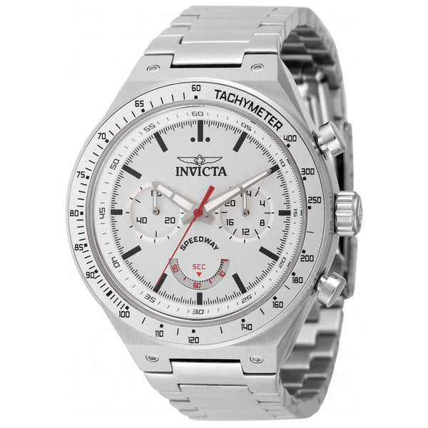 Reloj Invicta Speedway de hombre pulsera de metal 44 mm - Blanco - 49378