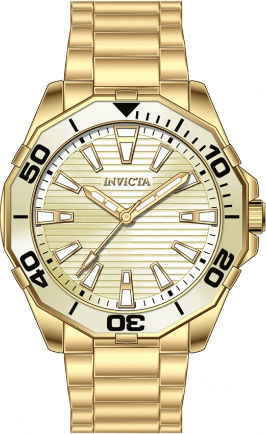 Reloj Invicta Pro Diver de hombre pulsera de metal 46 mm - Dorado - 69241