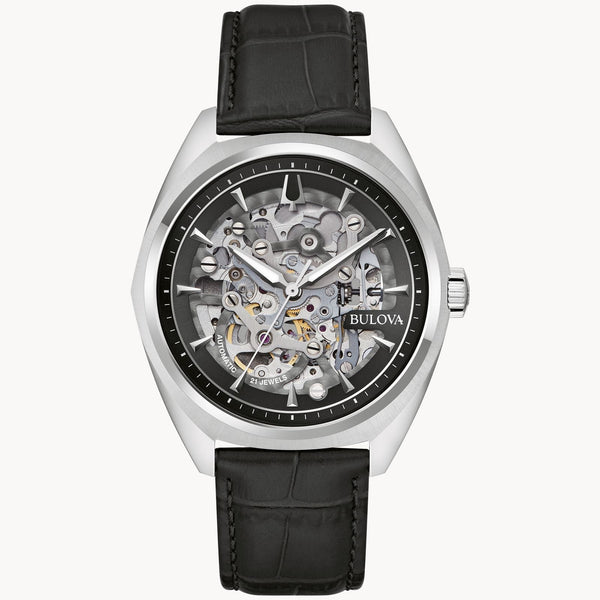 Reloj Bulova Surveyor de caballero correa de piel - Reloj original en Guatemala