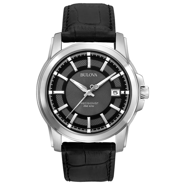 96B158 Reloj Bulova Precisionist de hombre correa de cuero 42 mm — original con garantía, La Relojería GT