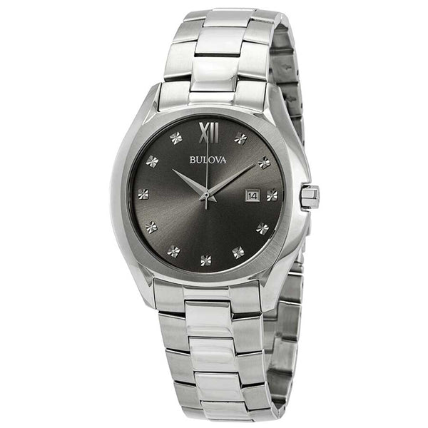Reloj Bulova Diamond Hombre Acero Esfera Gris - Reloj original en Guatemala