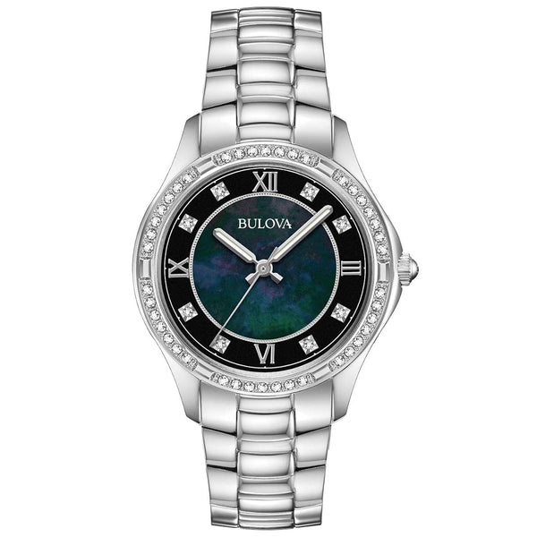 Reloj Bulova Classic Mujer Acero Plateado Esfera Nácar - Reloj original en Guatemala