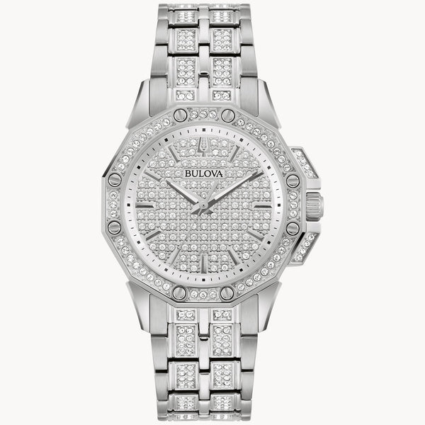 Reloj Bulova Octava Mujer Acero con Cristales - Reloj original en Guatemala
