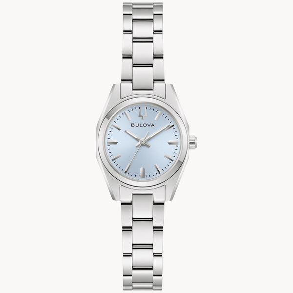 96L345 Reloj Bulova Surveyor de mujer correa de metal