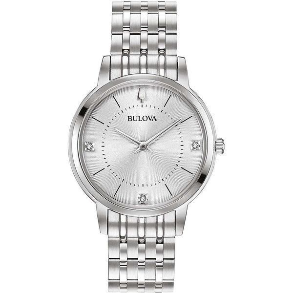 96P183 Reloj Bulova para Mujer - Acero Inoxidable Plateado