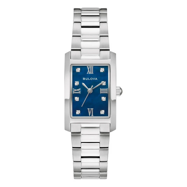 96P262 Reloj Bulova Dress de dama correa de metal