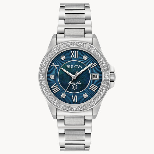 Reloj Bulova Marine Star Mujer Correa de Acero - Reloj original en Guatemala