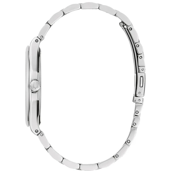 Reloj Bulova Classic de hombre correa de acero inoxidable 43 mm - Vista lateral