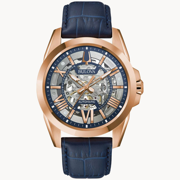 Reloj Bulova Sutton de hombre pulsera de cuero - Reloj original en Guatemala