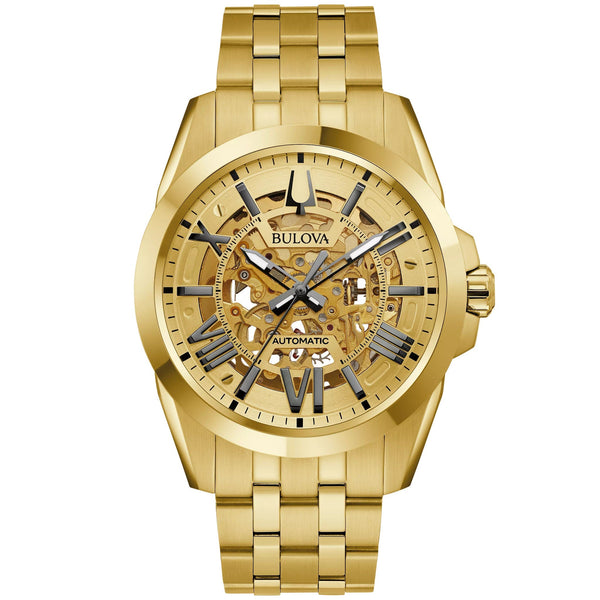 Reloj Bulova Sutton Hombre Pulsera Metal Dorado - Reloj original en Guatemala