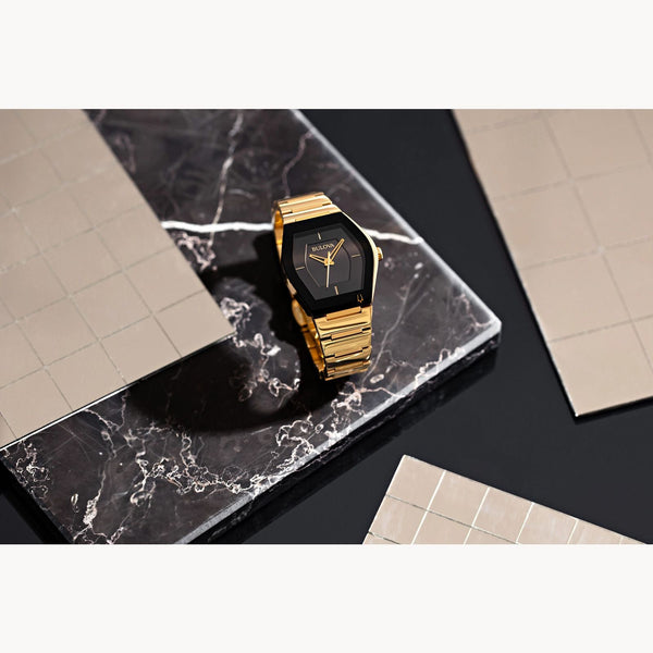 Reloj Bulova Gemini de caballero pulsera de metal - Vista lateral