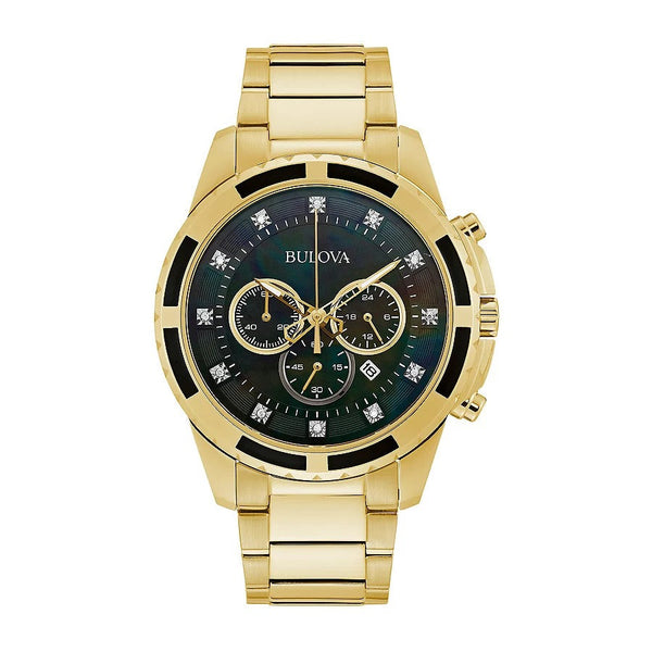 Reloj Bulova Diamond Hombre Acero Tono Dorado - Reloj original en Guatemala