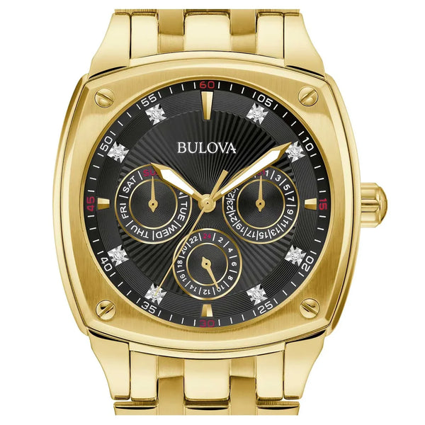 Reloj Bulova Classic Hombre Brazalete de Acero Dorado - Vista lateral