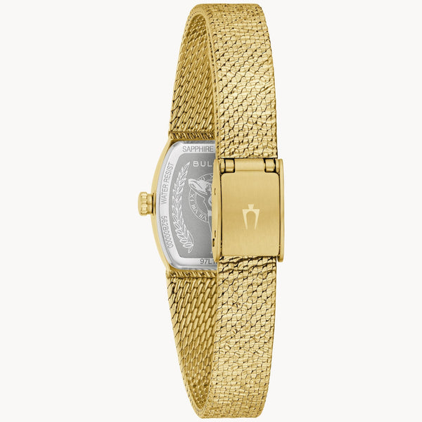 Reloj Bulova Goddess of Time de mujer correa mesh - Vista lateral