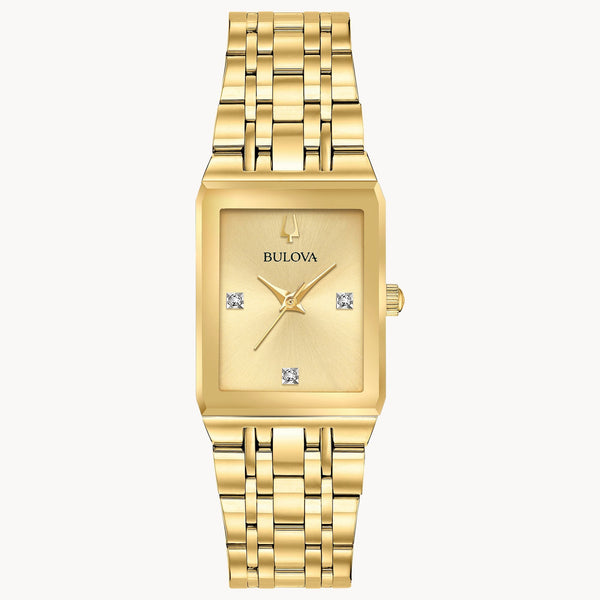 97P140 Reloj Bulova Modern de dama correa de metal