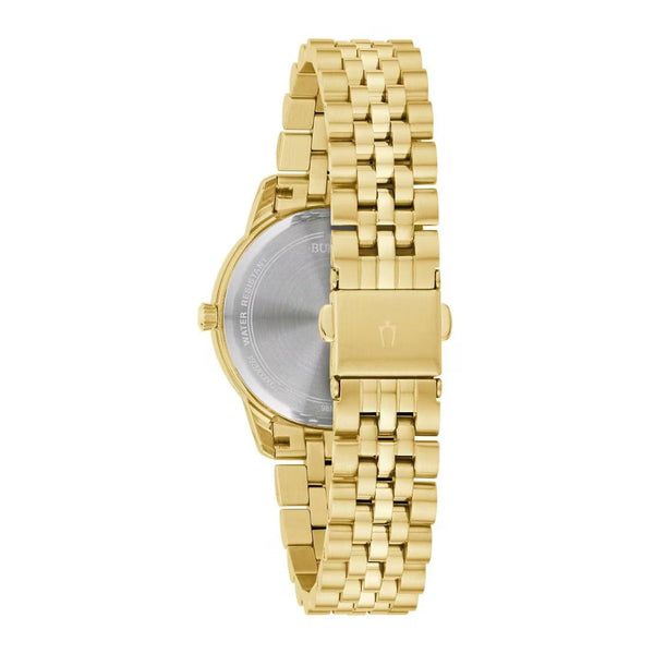 Reloj Bulova Sutton Diamond de mujer correa de metal - Vista lateral