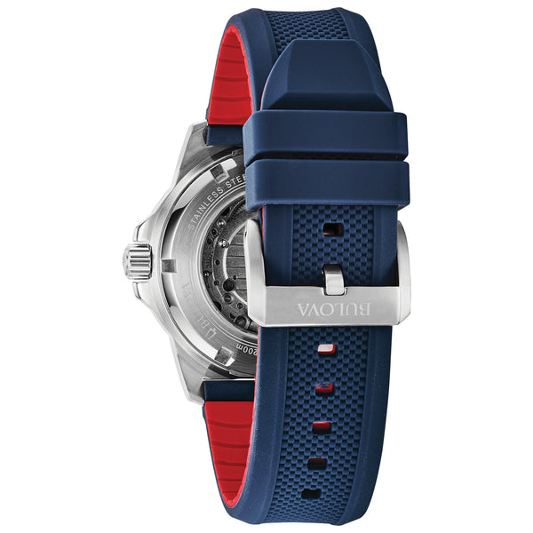 98A225 Reloj Bulova Marine Star de hombre pulsera de resina 44 mm - Resina Azul