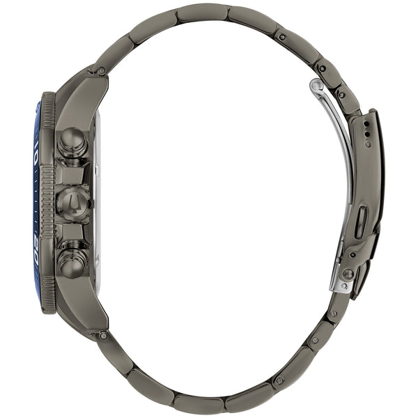 Reloj Bulova Sport Hombre Acero Gris Esfera Azul - Vista lateral