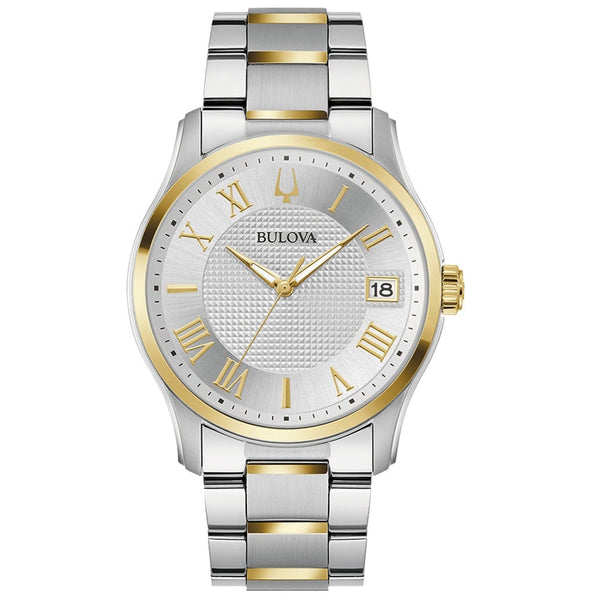 Reloj Bulova Wilton Hombre Acero Bicolor - Reloj original en Guatemala