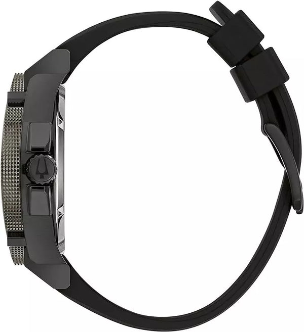 Reloj Bulova Precisionist de caballero pulsera de caucho - Vista lateral