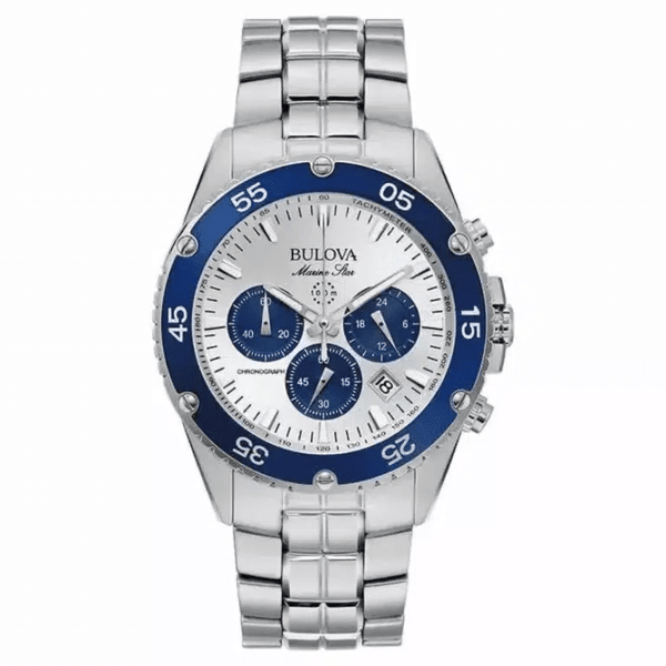 98B423 Bulova Marine Star de caballero pulsera de metal