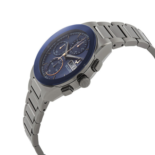 Reloj Bulova Milenia Hombre Acero Esfera Azul - Vista lateral