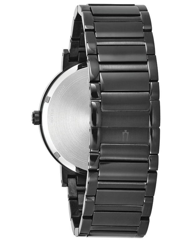 Reloj Bulova Modern Diamond Hombre Acero Negro - Vista lateral