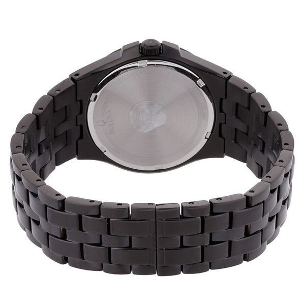 98K101 Reloj Bulova Crystal de hombre correa de metal
