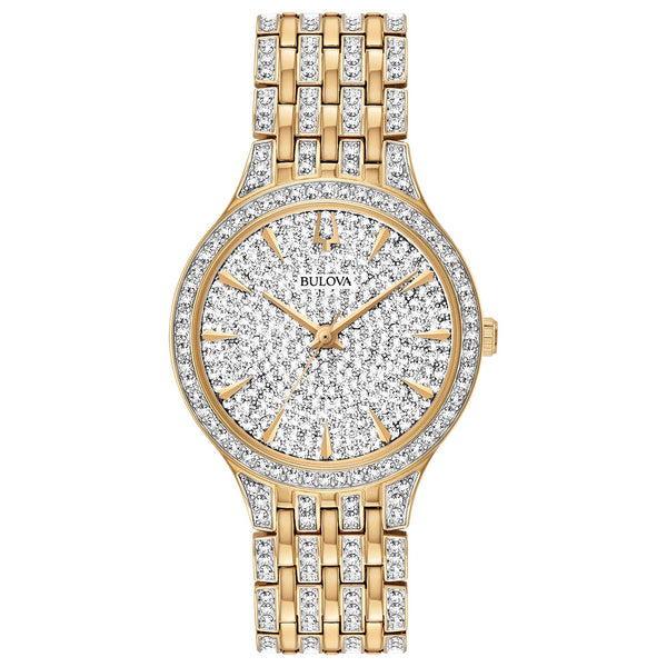 Reloj Bulova Phantom Crystal de señorita pulsera de metal - Reloj original en Guatemala