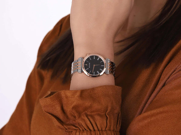 98L265 Reloj Bulova para Mujer - Acero Inoxidable Bicolor