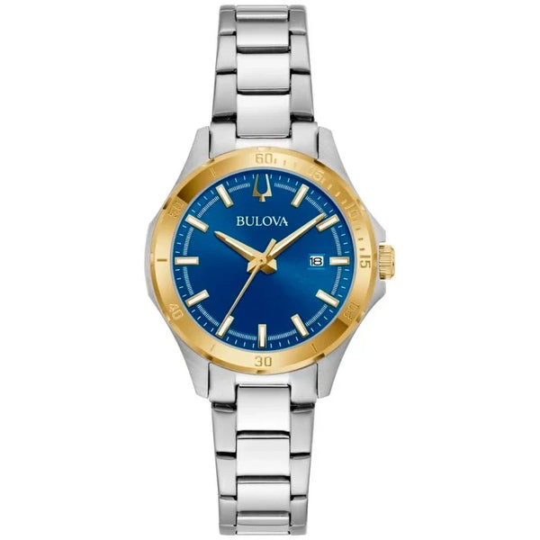 98M138 Reloj Bulova de mujer banda de metal