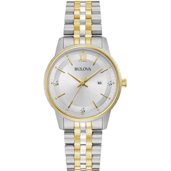 Reloj Bulova Diamond Mujer Acero Bicolor - Reloj original en Guatemala