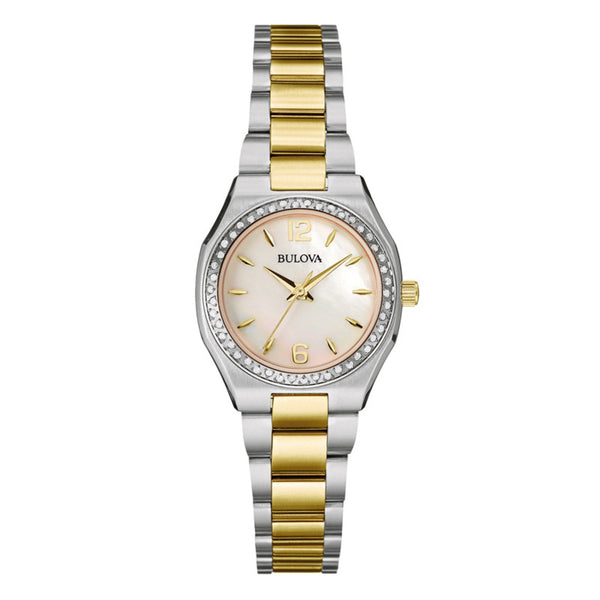 Reloj Bulova Diamond Mujer Acero Bicolor - Reloj original en Guatemala