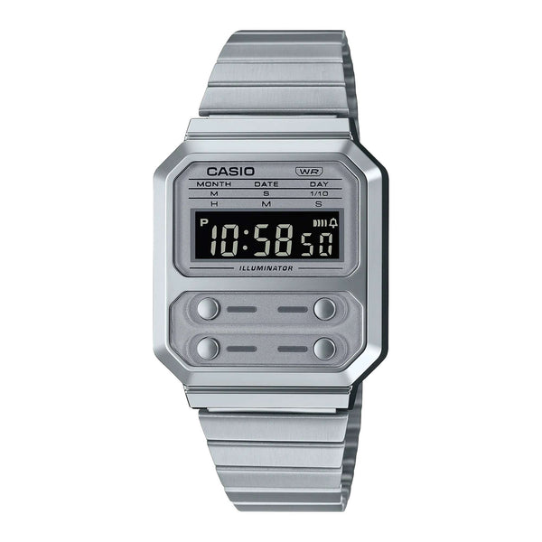 A-100WE-7B Reloj Casio Unisex, Vintage Clásico — original con garantía, La Relojería GT