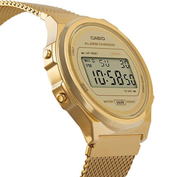 A-171WEMG-9A Reloj Casio Unisex, Vintage Clásico Cronómetro — imagen 2 de 3