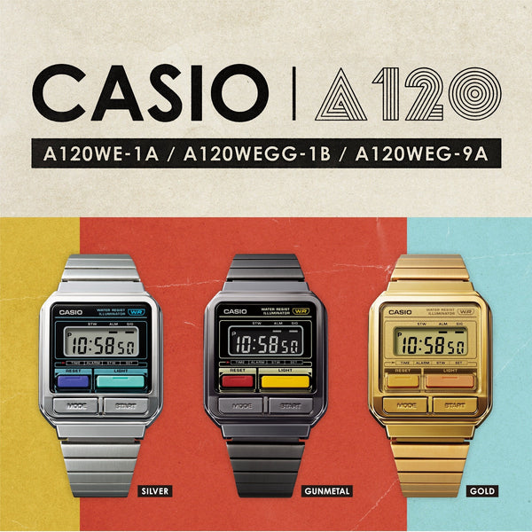 A120WE-1A Casio Reloj Unisex Vintage Clásico — imagen 2 de 5
