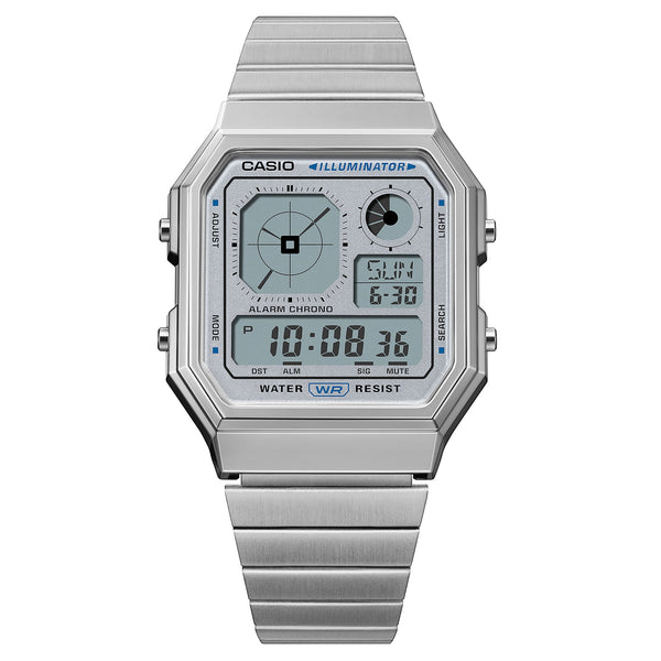 Reloj A130WE-7A Casio de caballero correa de metal — imagen 2 de 4