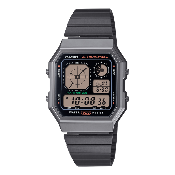 A130WEGG-1A Reloj Casio de hombre pulsera de metal — original con garantía, La Relojería GT